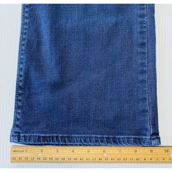 Levis 525 Perfect Waist Bootcut Jeans Women's 14M (Fit 32x30) Denim Flap Pockets - Picture 8 of 11